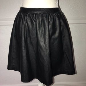 Quinn faux leather skirt